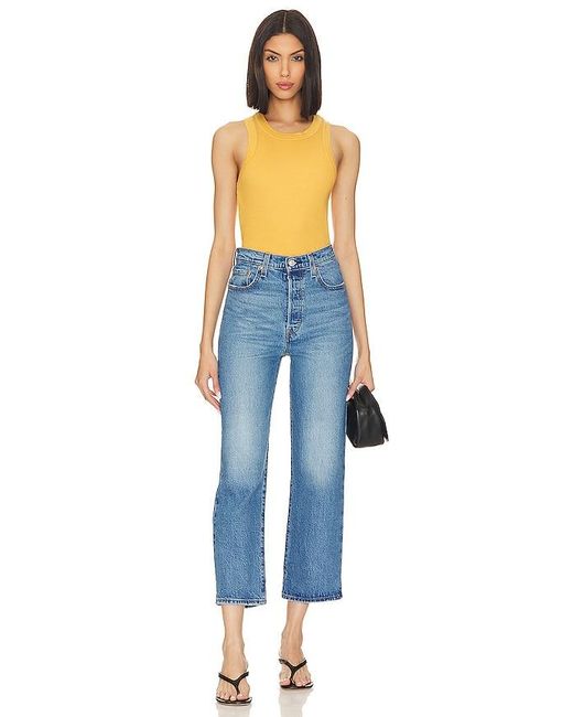 Levi's Blue Ribcage Straight Ankle