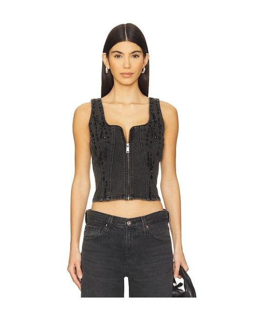 Gestuz Black Similina Top