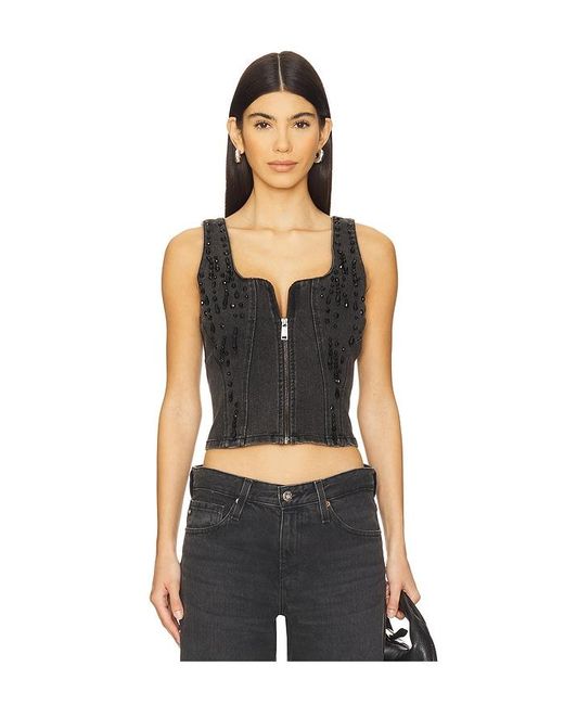 Gestuz Black Similina Top