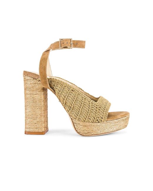 RAYE Leather Oslo Heel in Natural | Lyst