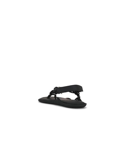 FLOWZE Black Sandale Fl