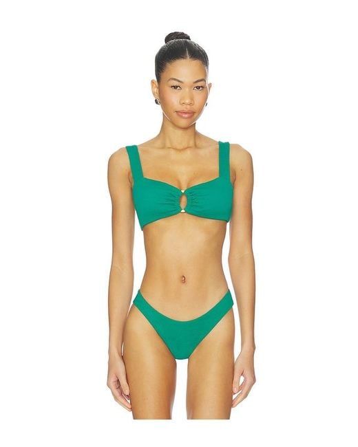 LSPACE Green Willow Top