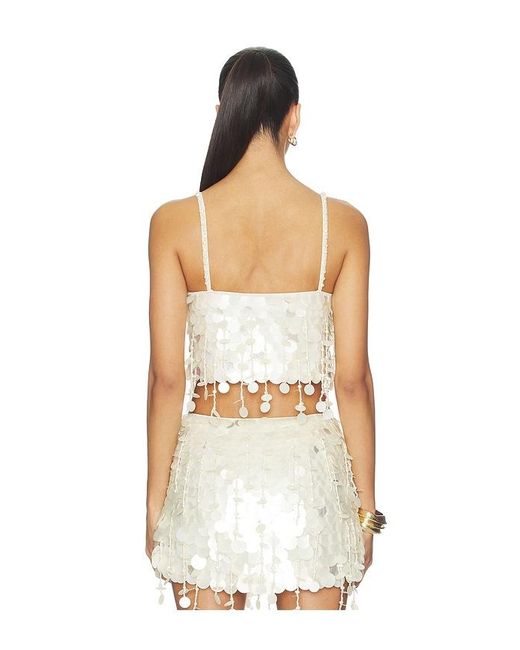 retroféte White Eudora Top