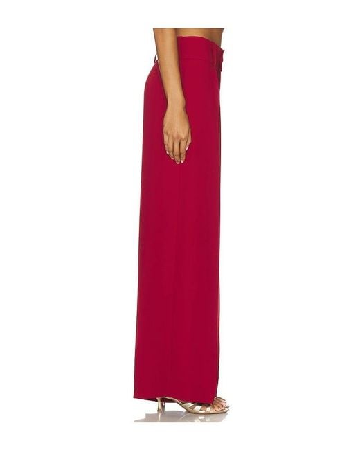 Amanda Uprichard Red Noho Pants