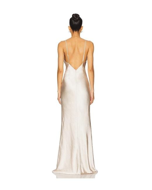 Lovers + Friends White Alani Gown