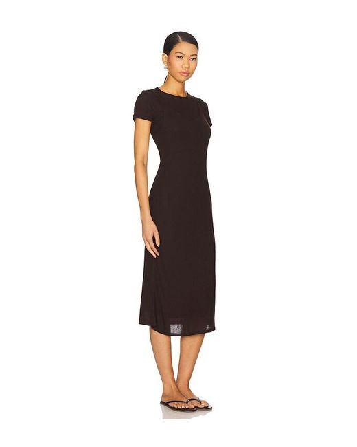 Leset Rozzi ミディ丈ドレス Black
