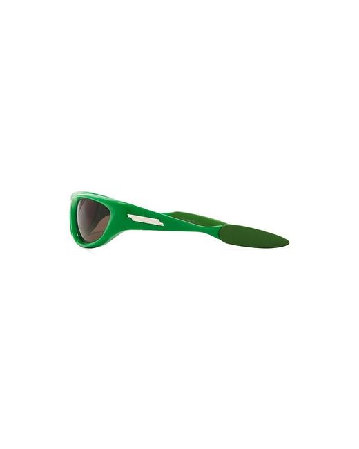Bottega Veneta Green Mixed Materials Sunglasses for men