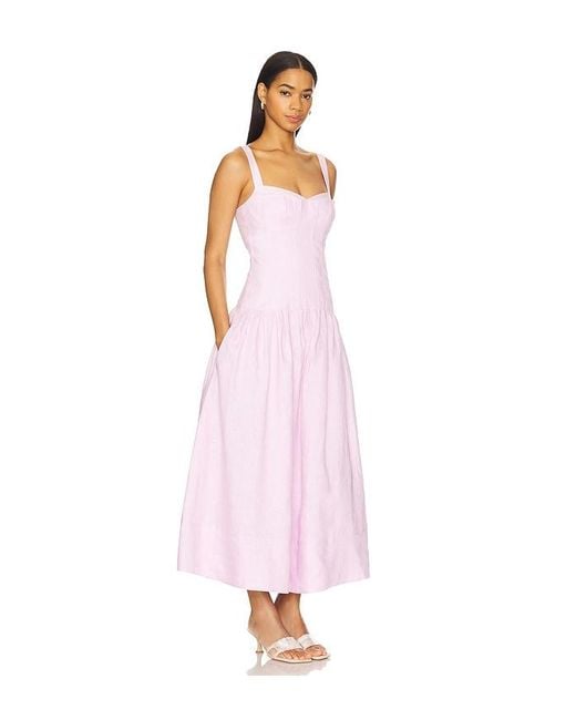 Nicholas White X Revolve Makenna Corset Midi Dress