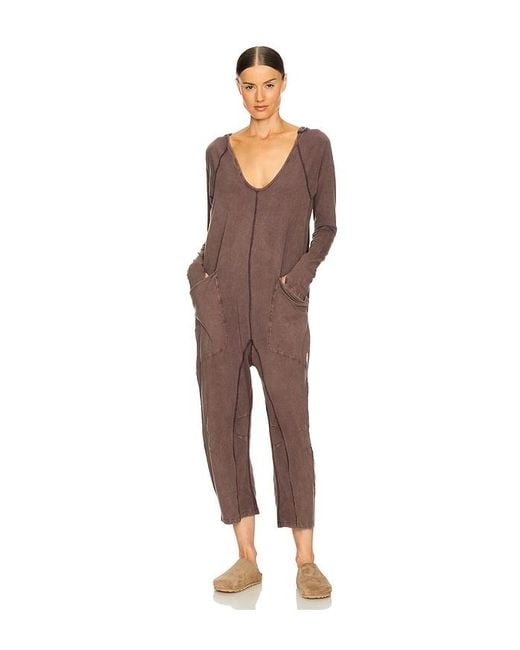 Free People Multicolor X Fp Movement Hot Shot Long Sleeve Onesie