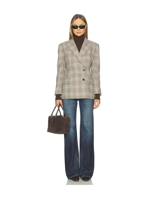 Anine Bing Natural Aretha Blazer