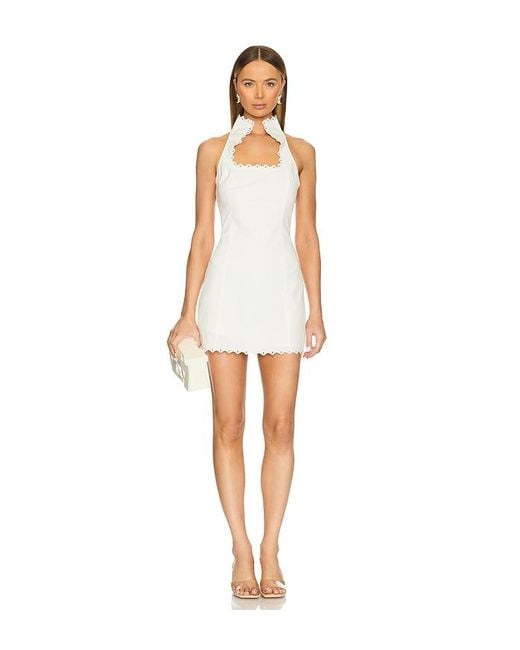 Cult Gaia White Carey Dress