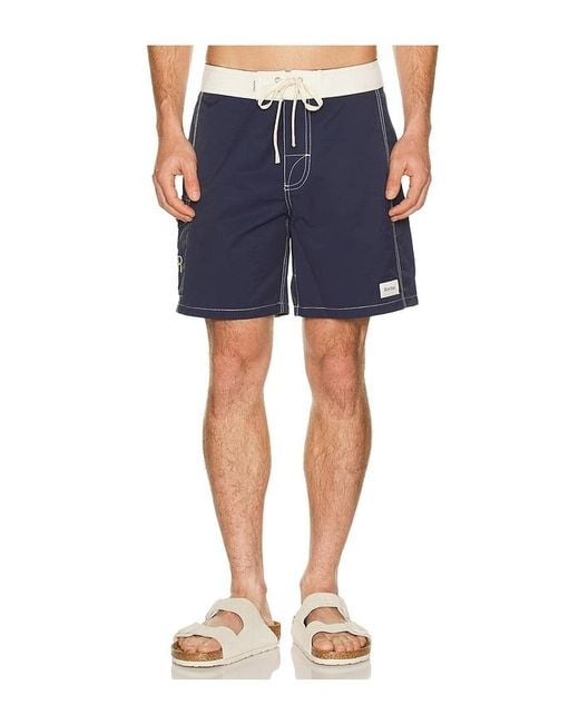 Rhythm Blue Breakers Block Swimtrunk for men