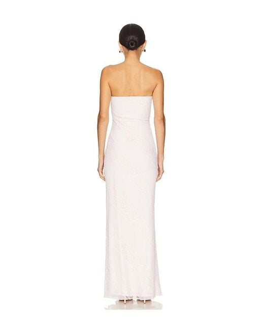MORE TO COME White Adea Maxi Dress