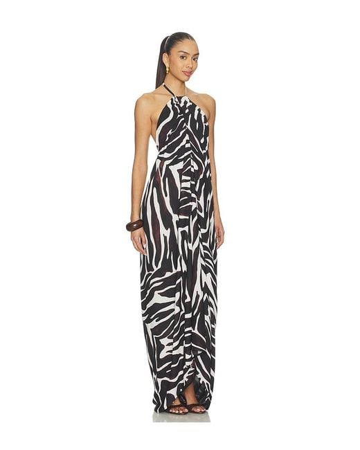 superdown White Jaslynn Halter Maxi Dress