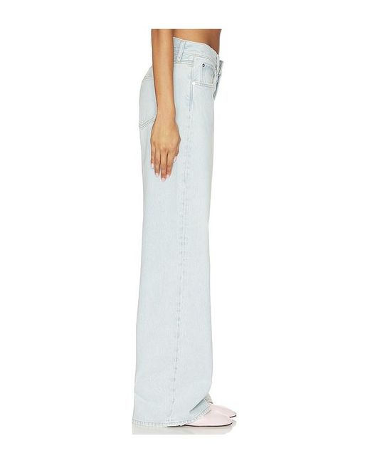 FRAME White X Alexandra Leclerc The Leo Low Rise Baggy Jean
