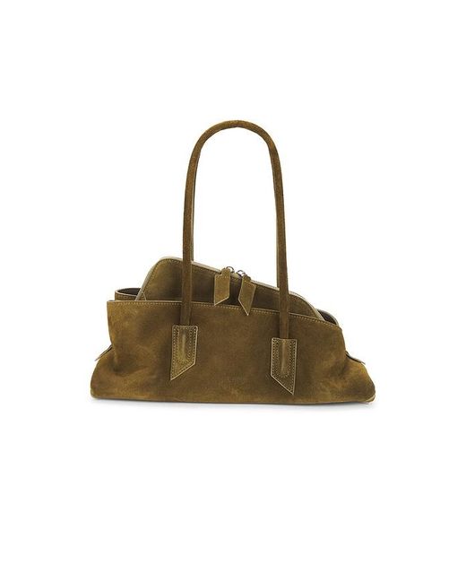The Attico Metallic La Passeggiata Small Top Handle Bag