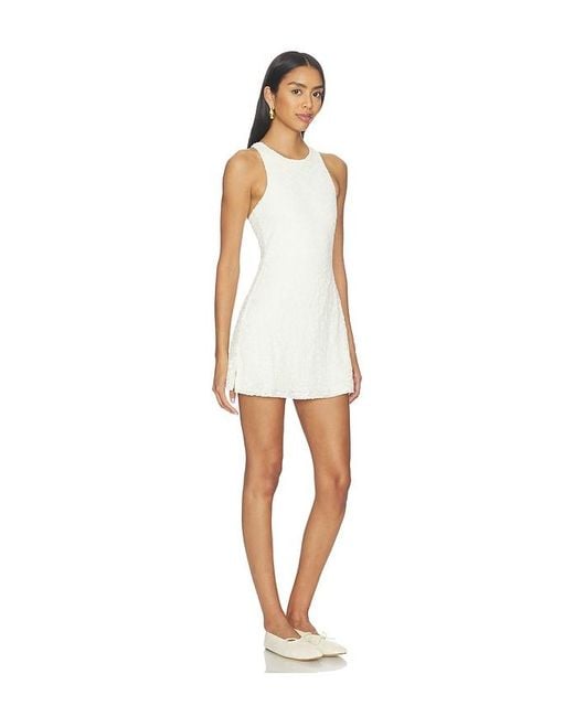 The Upside White Lyon Pia Racerback Dress
