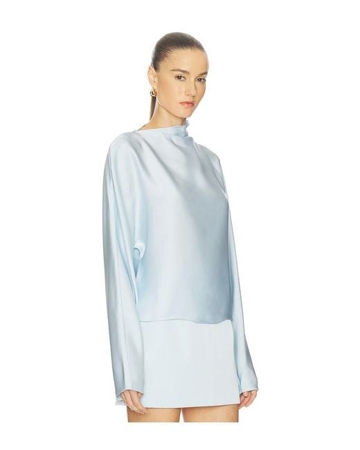 Camila Coelho Blue Ondina Top