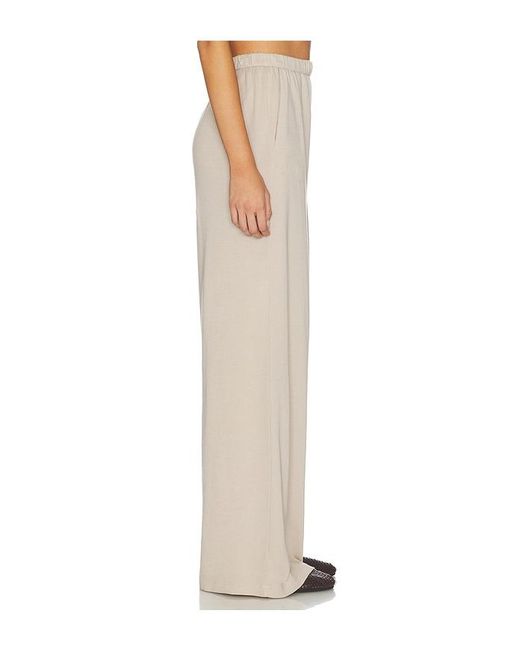 Enza Costa White Supima Cotton Soft Everywhere Pant