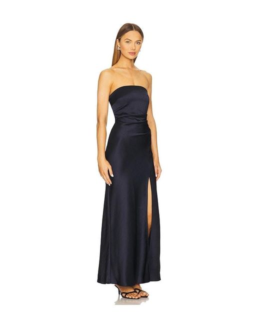 bec and bridge blue strapless dress Symone Strapless Mini Dress - Dusty Blue