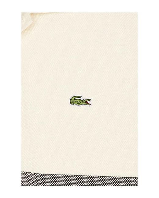 Lacoste White Polo for men