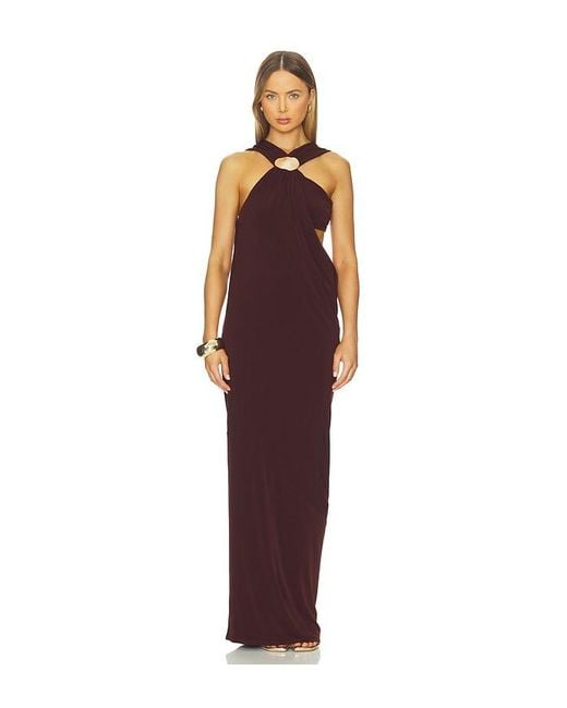 Lovers + Friends Purple Sora Gown