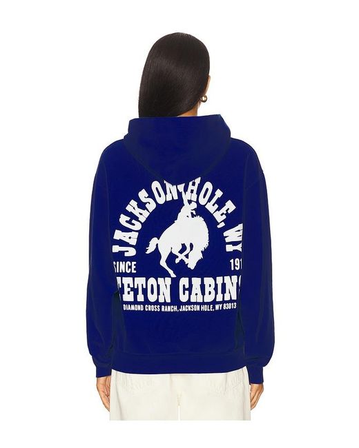 Diamond Cross Ranch Blue Buckin Hoodie