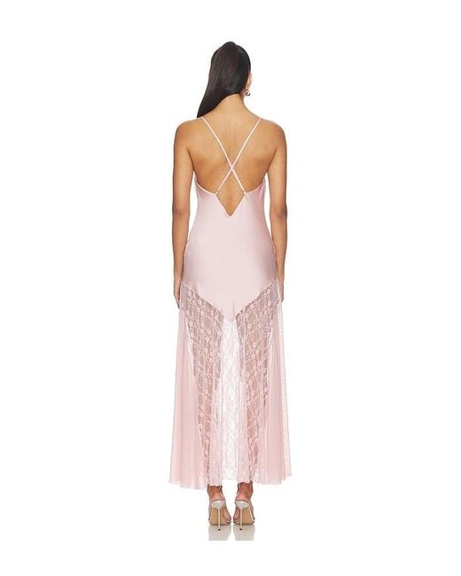 Free People Pink X Intimately Everything Soiree Maxi Slip Dress