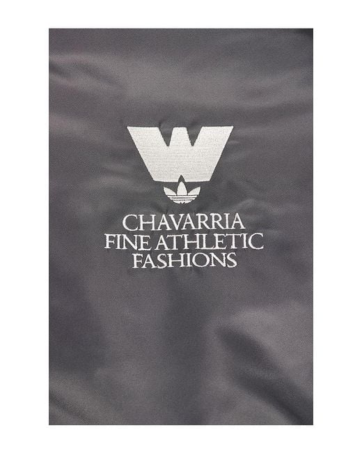Adidas Originals Gray X Willy Chavarria Bomber Jacket for men