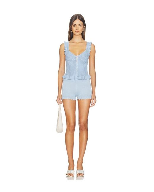 MAJORELLE Blue Braylin Tank