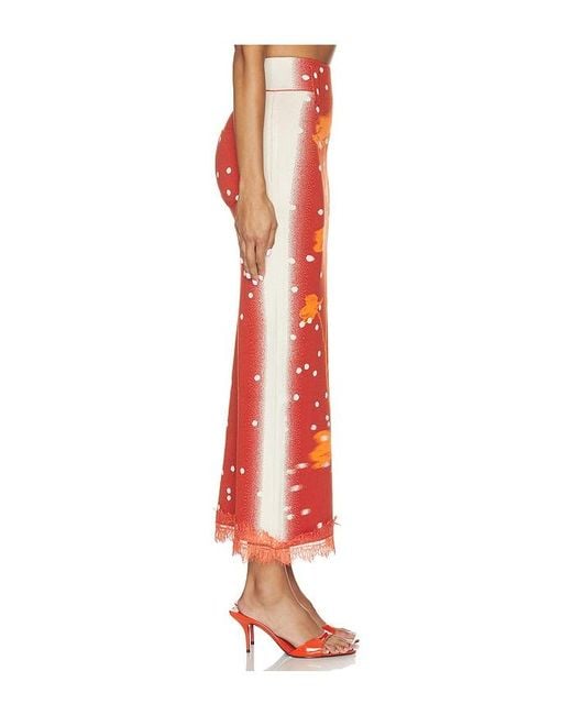 Ph5 Orange Lily Midi Skirt
