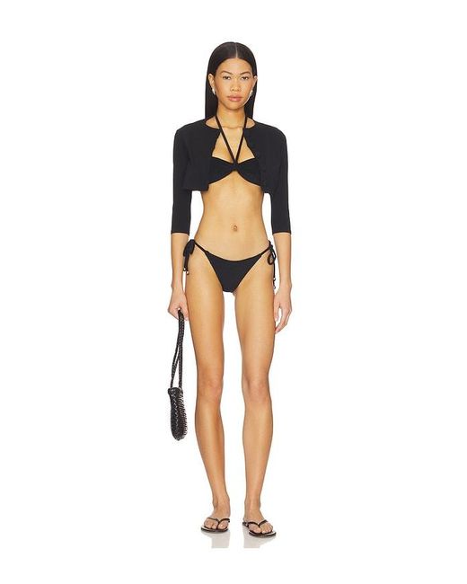 Lisa Marie Fernandez Black Cardigan