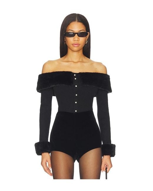 Astr Black Tabathia Sweater