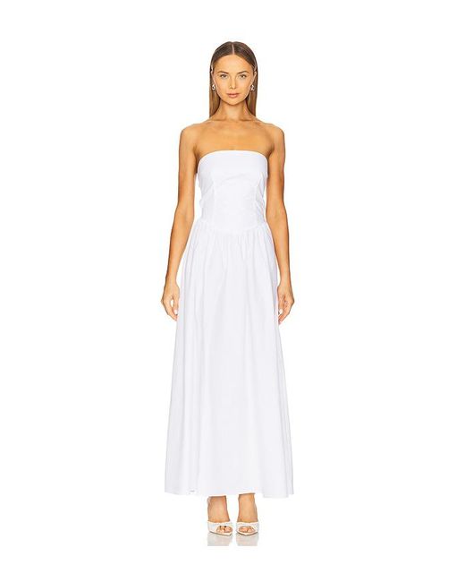 Susana Monaco White Maxikleid Mit Ausschnitten