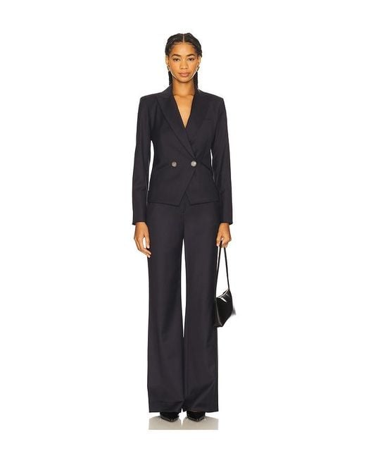 Veronica Beard Blue Eaton Pant