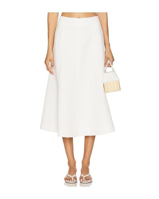 Falda Fellini En Color Blanco Talla En Veronica Beard de color White