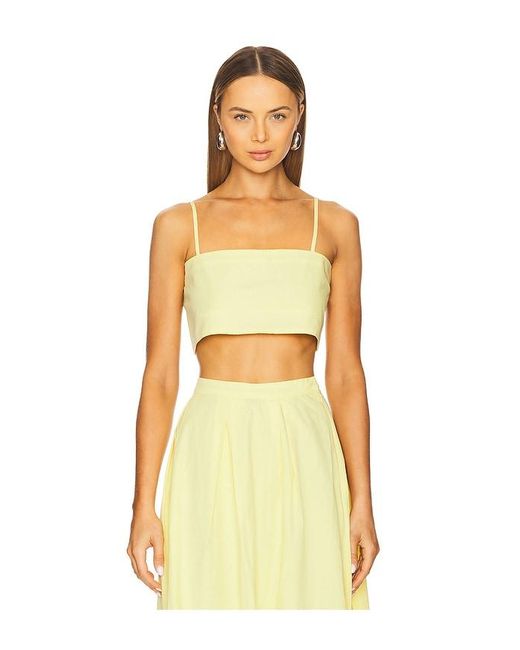 Azeeza Yellow Walton Top