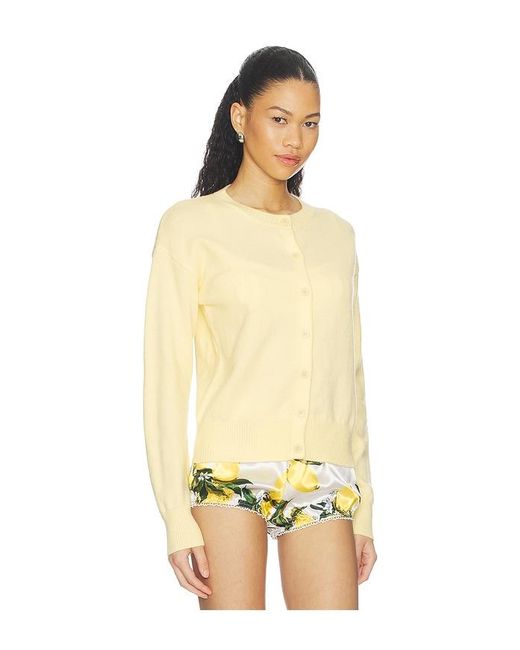 MORE TO COME Yellow Shiloh Cardigan