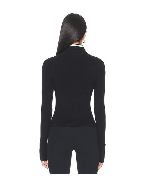 WellBeing + BeingWell Black Chalet Half Zip Pullover
