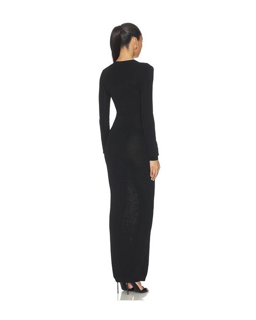Entire studios Black V Neck Dress