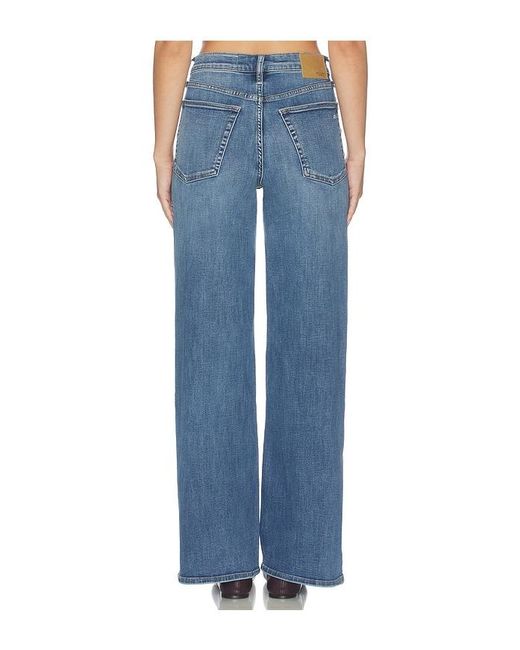 Rag & Bone Blue Flexi Andi Full Wide Jeans