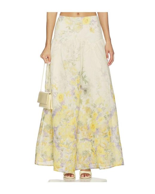 MORE TO COME Yellow Carson Skirt