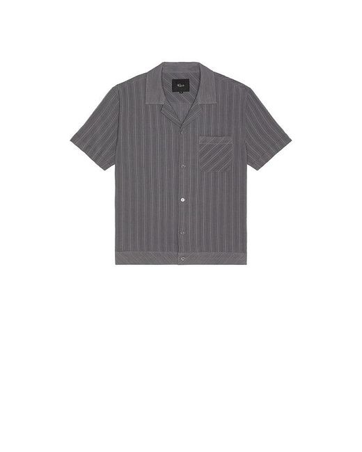 Rails Gray Lemmy Camp Collar Shirt for men