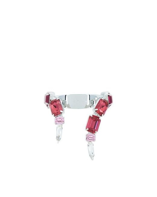 Area Multicolor Ombre Crystal Wrap Cuff Bracelet