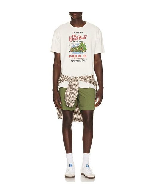 Polo Ralph Lauren Green Bedford Cotton Stretch Twill Short for men