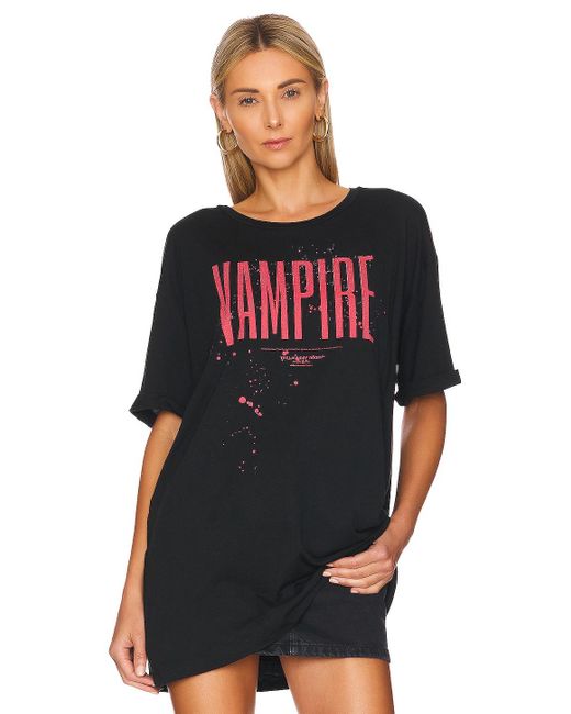 Camiseta vampire oversized The Laundry Room de color Black