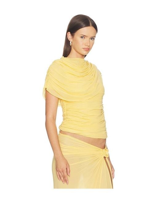 Maygel Coronel Yellow Eterea Top