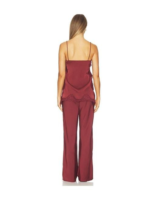 Madison The Label Red Mela Set