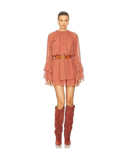 Steve Madden Orange Sofina Dress
