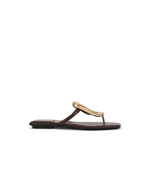 Jeffrey Campbell Black Linques 2 Flat Sandal